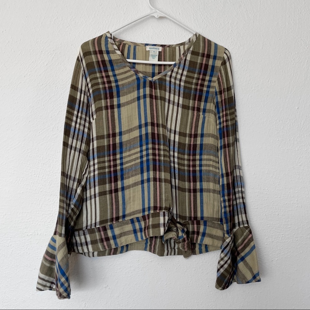 Sundance Western Bell-sleeve Blouse